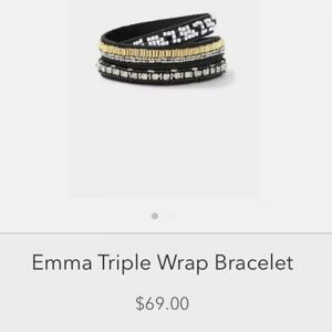 Stella & Dot Emma Triple Wrap Bracelet Brand New In Original Box  $69